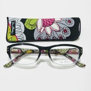 Vera Bradley +2.00 Reading Eyeglasses Moon Blooms